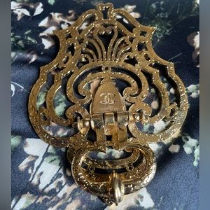 Vintage Chanel Door Knocker Brooch